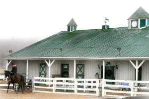 Backside of the main barn